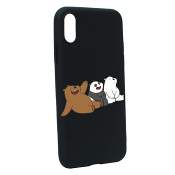 Husa de protectie Keep Calm - Bear, pentru Apple iPhone XS / X, rezistenta la uzura, anti-alunecare, din silicon Premium, B587 Husa de protectie Keep Calm - Bear, pentru Apple iPhone XS / X, rezistenta la uzura, anti-alunecare, din silicon Premium, B587