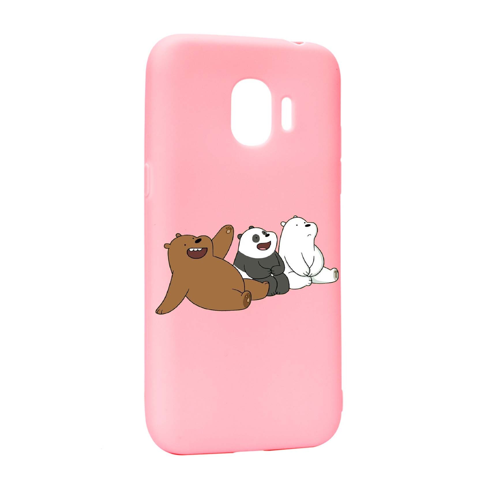 Husa de protectie Keep Calm - Bear, pentru Samsung Galaxy J2 Pro 2018 / J2 2018 / Grand Prime Pro, rezistenta la uzura, anti-alunecare, din silicon Premium, P587