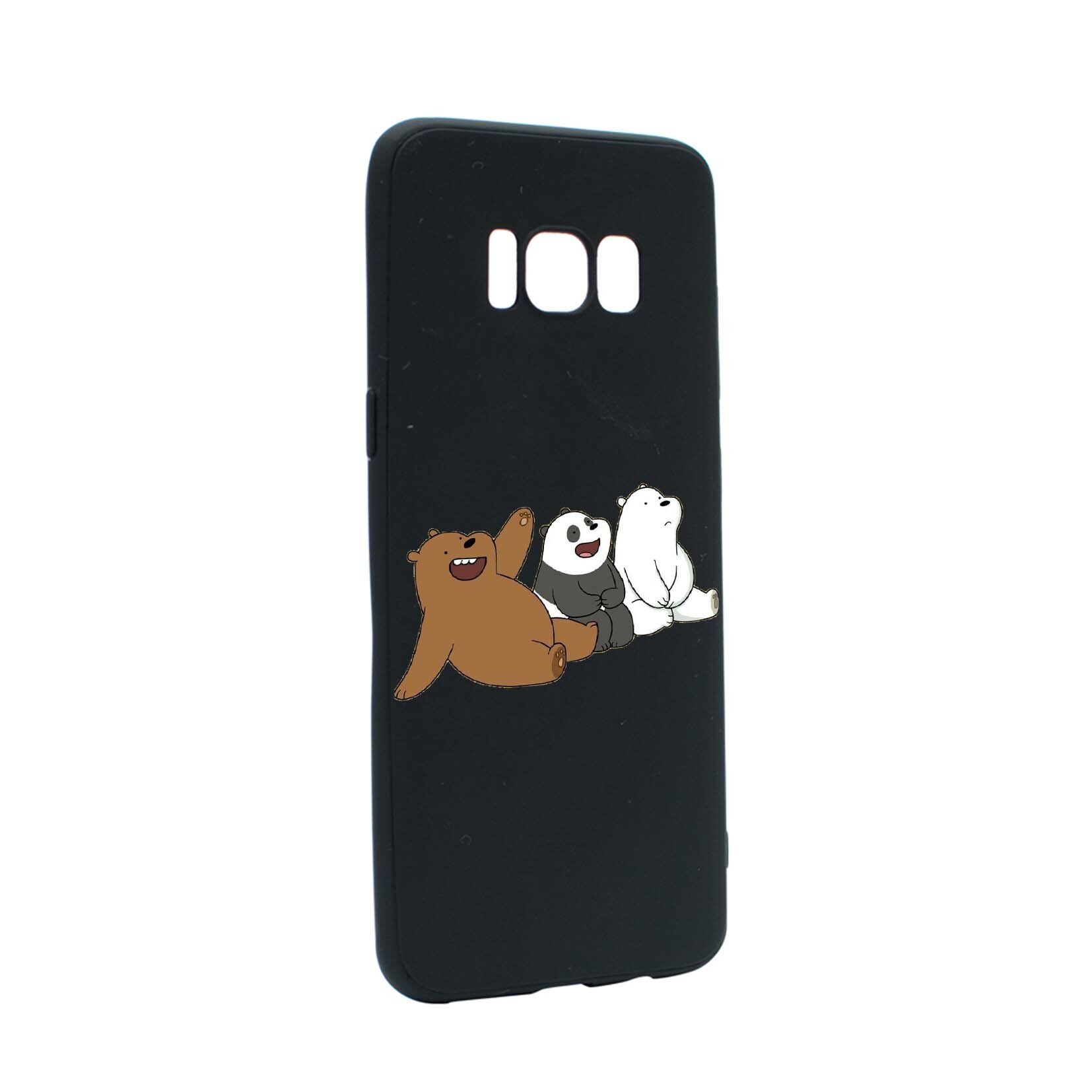 Husa de protectie Keep Calm - Bear, pentru Samsung Galaxy S8, rezistenta la uzura, anti-alunecare, din silicon Premium, B587