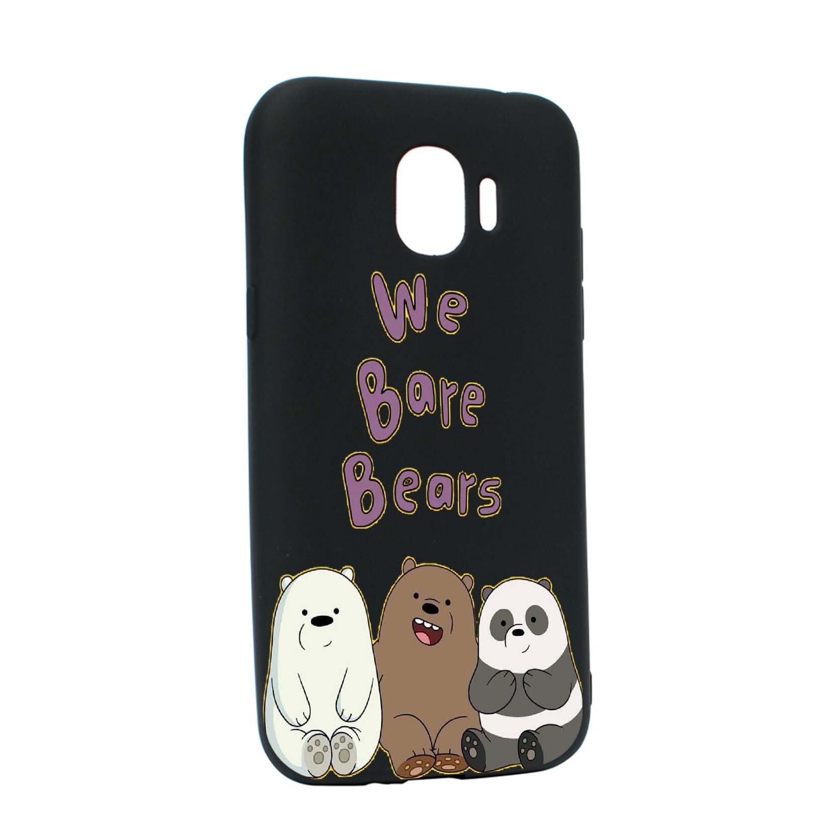 Husa de protectie We Bare Bears, pentru Samsung Galaxy J2 Pro 2018 / J2 2018 / Grand Prime Pro, rezistenta la uzura, anti-alunecare, din silicon Premium, B588