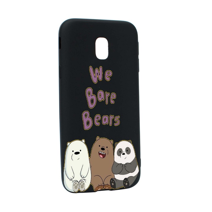 Husa de protectie We Bare Bears, pentru Samsung Galaxy J7 2018, rezistenta la uzura, anti-alunecare, din silicon Premium, B588