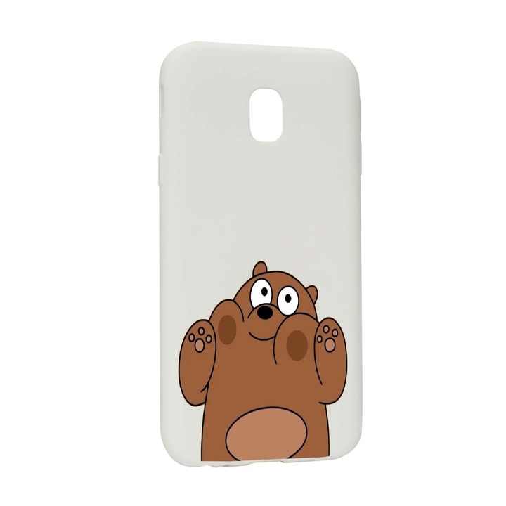 Husa de protectie Bears, pentru Samsung Galaxy J7 2018, rezistenta la uzura, anti-alunecare, din silicon Premium, W589