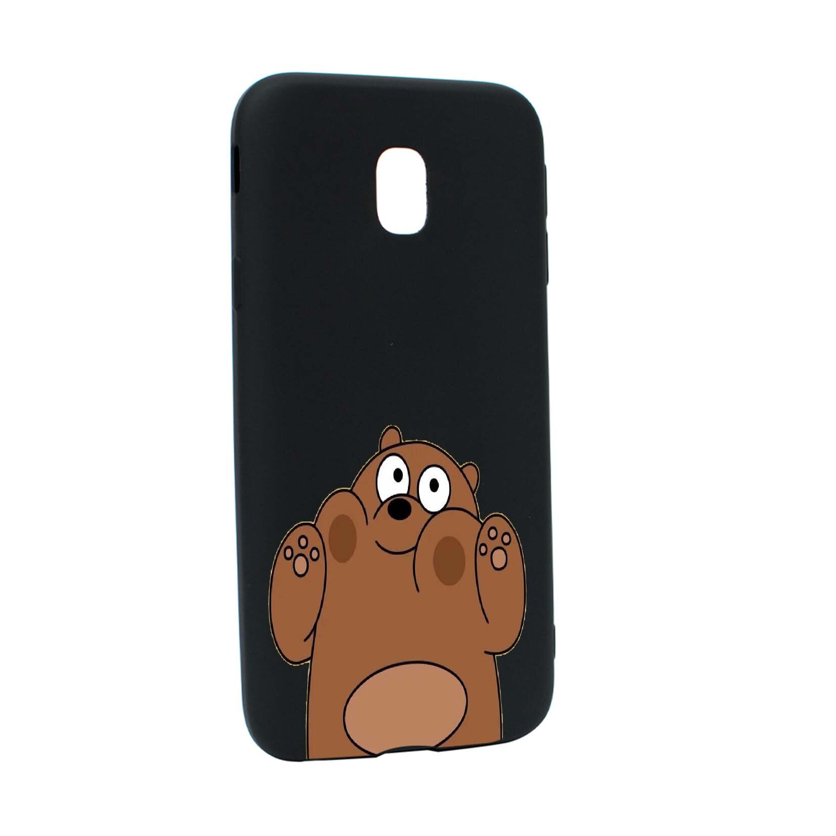Husa de protectie Bears, pentru Samsung Galaxy J7 2017, rezistenta la uzura, anti-alunecare, din silicon Premium, B589