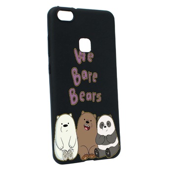 Husa de protectie We Bare Bears, pentru Huawei P10 Lite, rezistenta la uzura, anti-alunecare, din silicon Premium, B588 Husa de protectie We Bare Bears, pentru Huawei P10 Lite, rezistenta la uzura, anti-alunecare, din silicon Premium, B588
