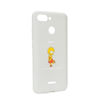 Husa de protectie Lisa - I'm a good girl, pentru Xiaomi Redmi 6, rezistenta la uzura, anti-alunecare, din silicon Premium, W591 Husa de protectie Lisa - I'm a good girl, pentru Xiaomi Redmi 6, rezistenta la uzura, anti-alunecare, din silicon Premium, W591