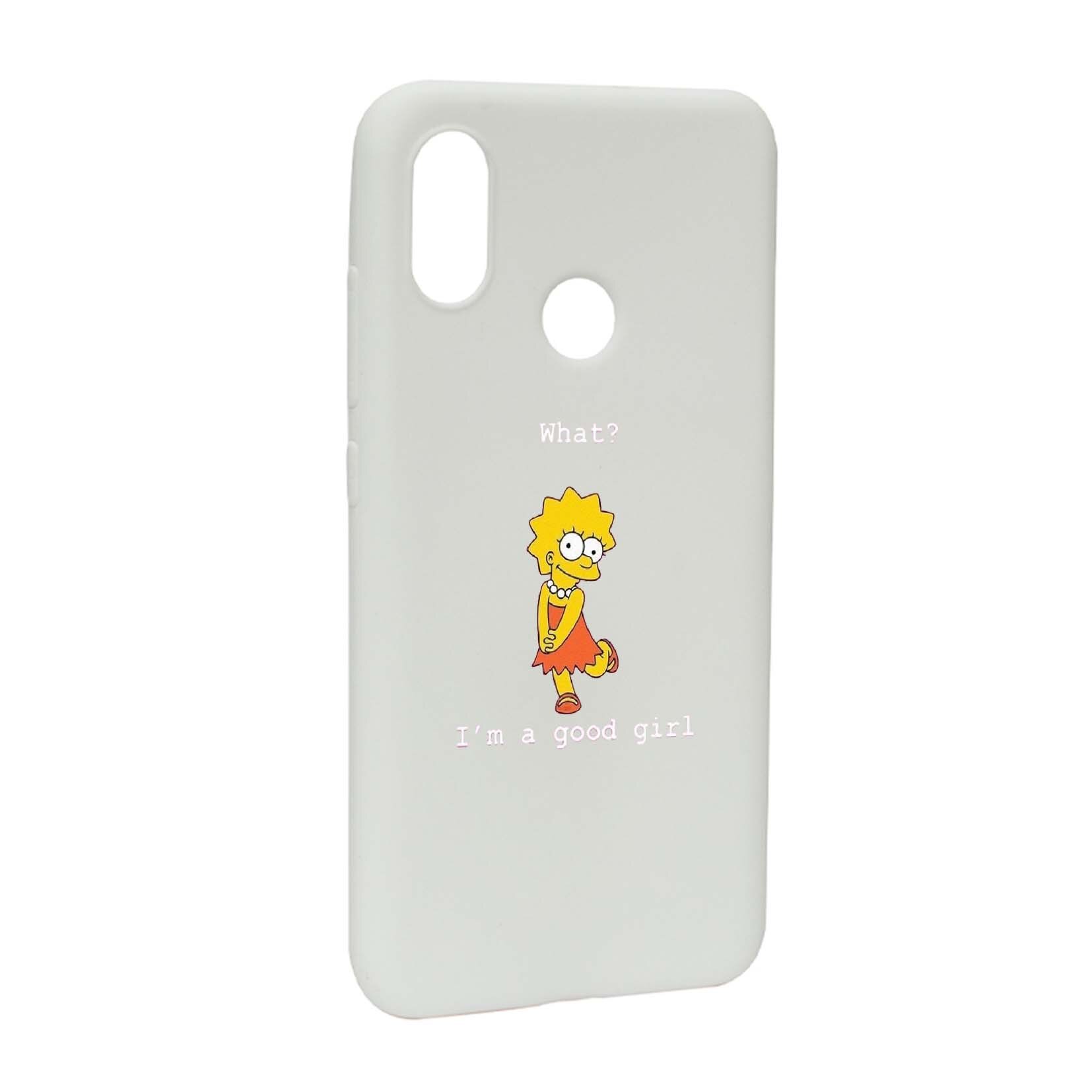 Husa de protectie Lisa - I'm a good girl, pentru Xiaomi Mi 8, rezistenta la uzura, anti-alunecare, din silicon Premium, W591