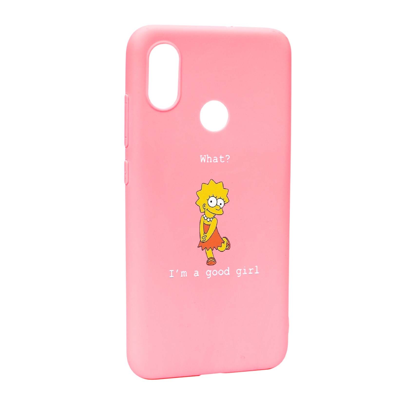 Husa de protectie Lisa - I'm a good girl, pentru Xiaomi Mi A2 / Mi 6X, rezistenta la uzura, anti-alunecare, din silicon Premium, P591