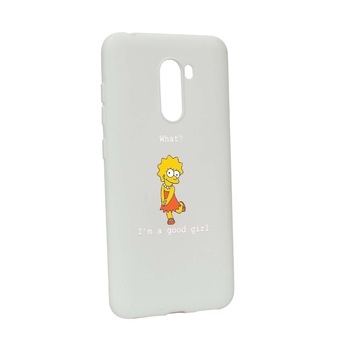 Husa de protectie Lisa - I'm a good girl, pentru Xiaomi PocoPhone F1, rezistenta la uzura, anti-alunecare, din silicon Premium, W591 Husa de protectie Lisa - I'm a good girl, pentru Xiaomi PocoPhone F1, rezistenta la uzura, anti-alunecare, din silicon Premium, W591