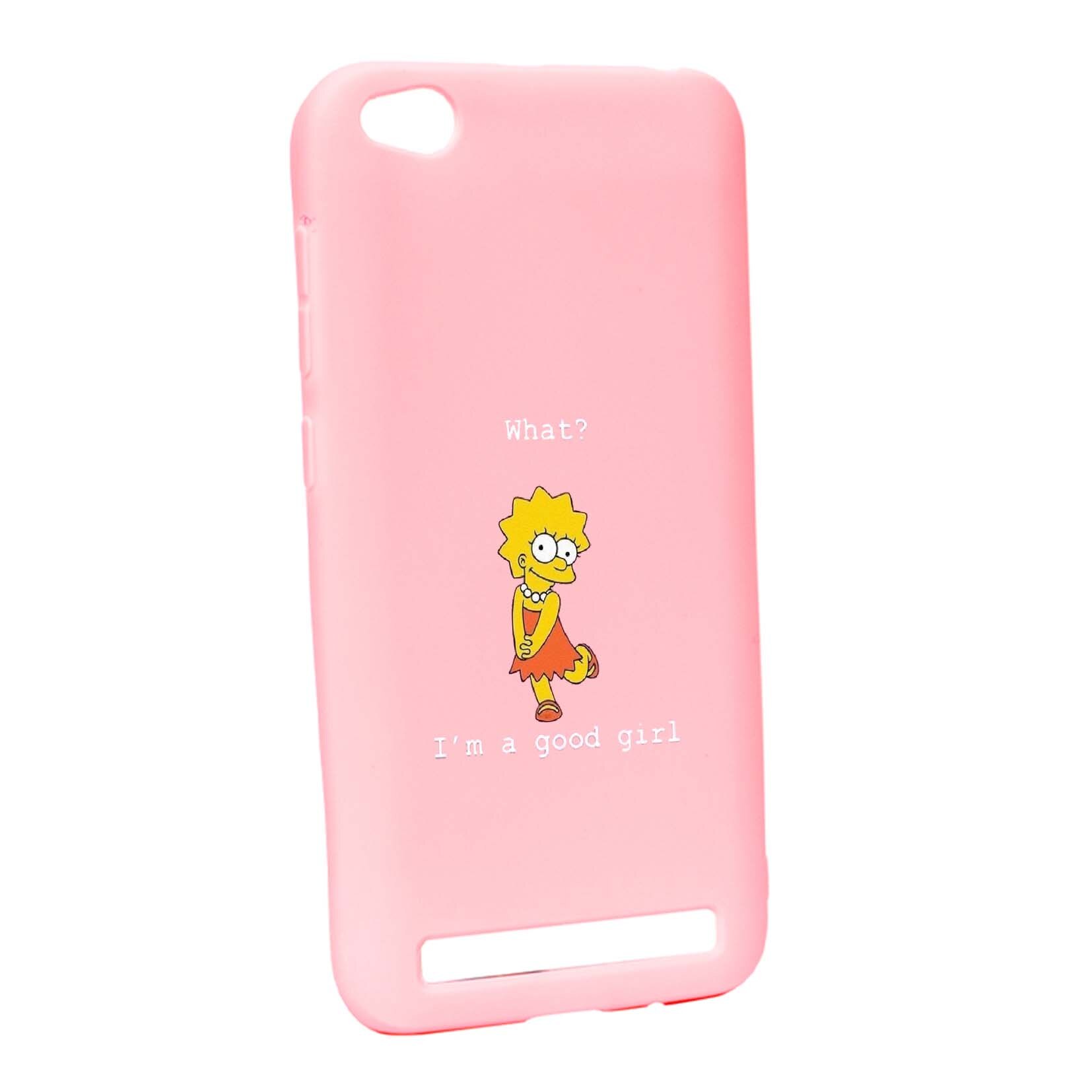 Husa de protectie Lisa - I'm a good girl, pentru Xiaomi Redmi 5A, rezistenta la uzura, anti-alunecare, din silicon Premium, P591