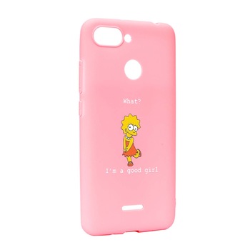 Husa de protectie Lisa - I'm a good girl, pentru Xiaomi Redmi 6, rezistenta la uzura, anti-alunecare, din silicon Premium, P591 Husa de protectie Lisa - I'm a good girl, pentru Xiaomi Redmi 6, rezistenta la uzura, anti-alunecare, din silicon Premium, P591