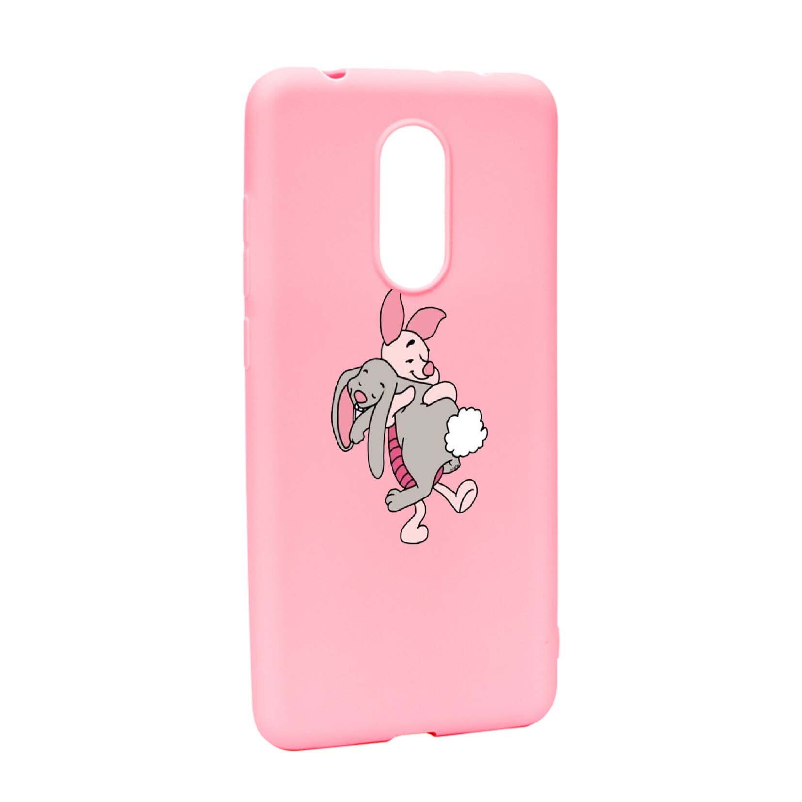 Husa de protectie Winnie the Pooh, pentru Xiaomi Redmi Note 5 / Redmi 5 Plus, rezistenta la uzura, anti-alunecare, din silicon Premium, P592