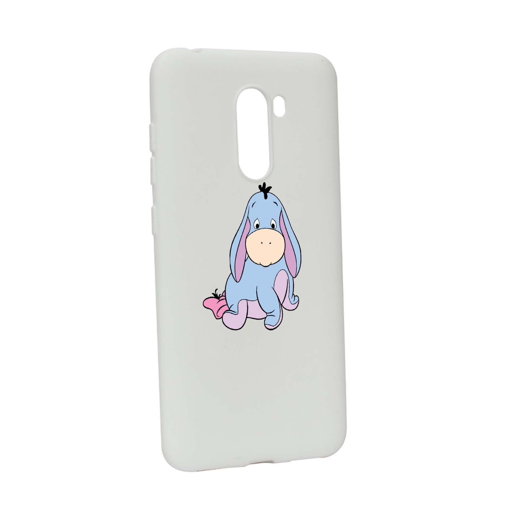 Husa de protectie Winnie the Pooh - Dunkey, pentru Xiaomi PocoPhone F1, rezistenta la uzura, anti-alunecare, din silicon Premium, W594