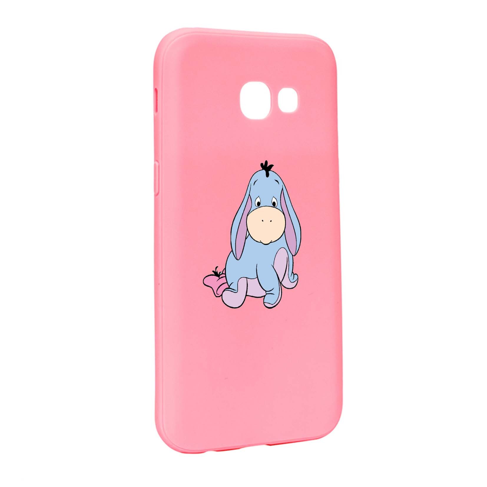 Husa de protectie Winnie the Pooh - Dunkey, pentru Samsung Galaxy A3 2017, rezistenta la uzura, anti-alunecare, din silicon Premium, P594