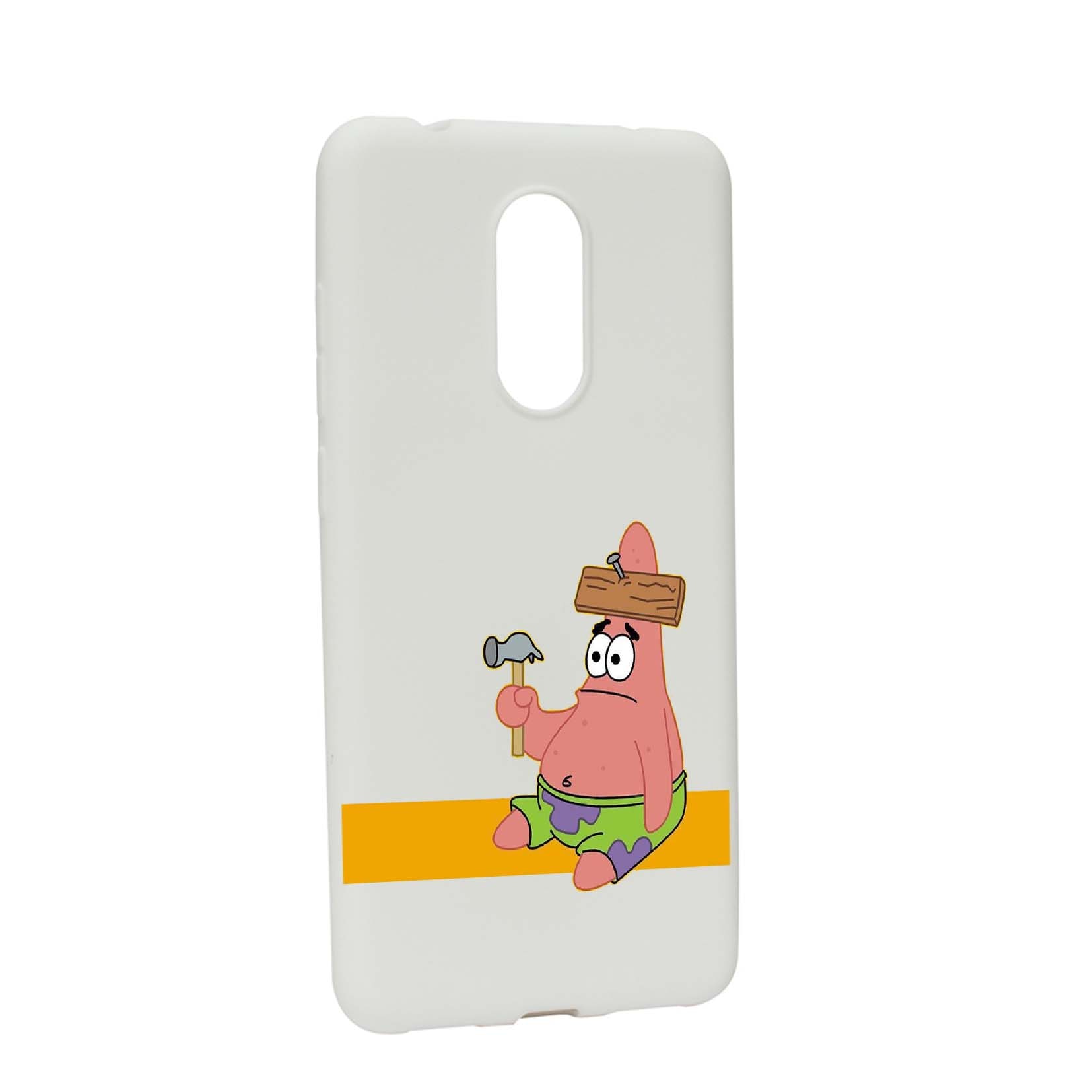 Husa de protectie Spongebob - Patrick Star, pentru Xiaomi Redmi Note 5 / Redmi 5 Plus, rezistenta la uzura, anti-alunecare, din silicon Premium, W595