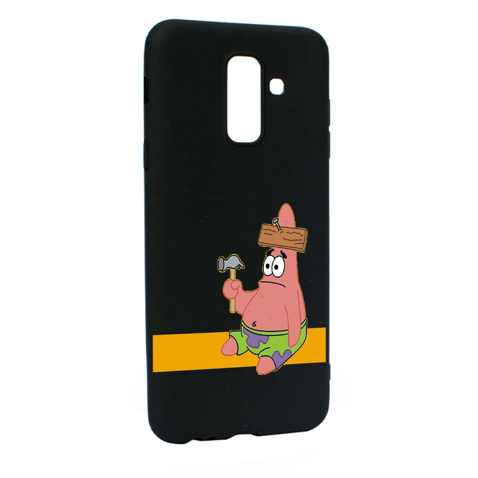 Husa de protectie Spongebob - Patrick Star, pentru Samsung Galaxy A6 PLUS / Galaxy J8 2018, rezistenta la uzura, anti-alunecare, din silicon Premium, B595
