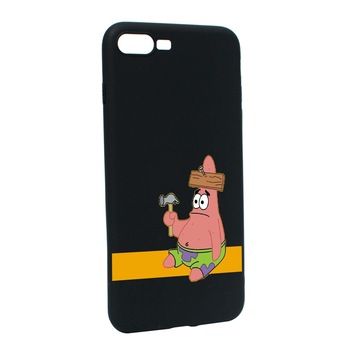 Husa de protectie Spongebob - Patrick Star, pentru Apple iPhone 7 Plus / 8 Plus, rezistenta la uzura, anti-alunecare, din silicon Premium, B595 Husa de protectie Spongebob - Patrick Star, pentru Apple iPhone 7 Plus / 8 Plus, rezistenta la uzura, anti-alunecare, din silicon Premium, B595