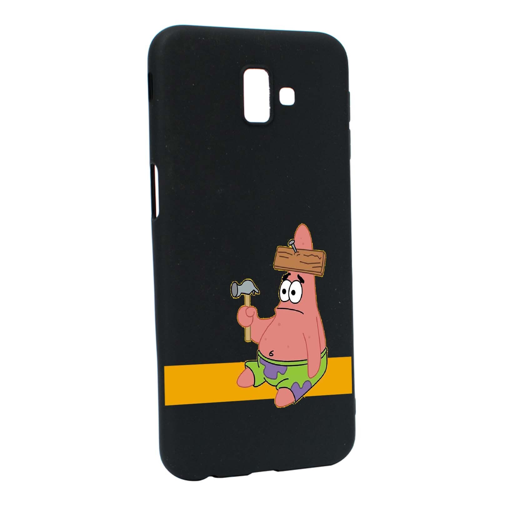 Husa de protectie Spongebob - Patrick Star, pentru Samsung Galaxy J6 Plus / J6 Prime, rezistenta la uzura, anti-alunecare, din silicon Premium, B595