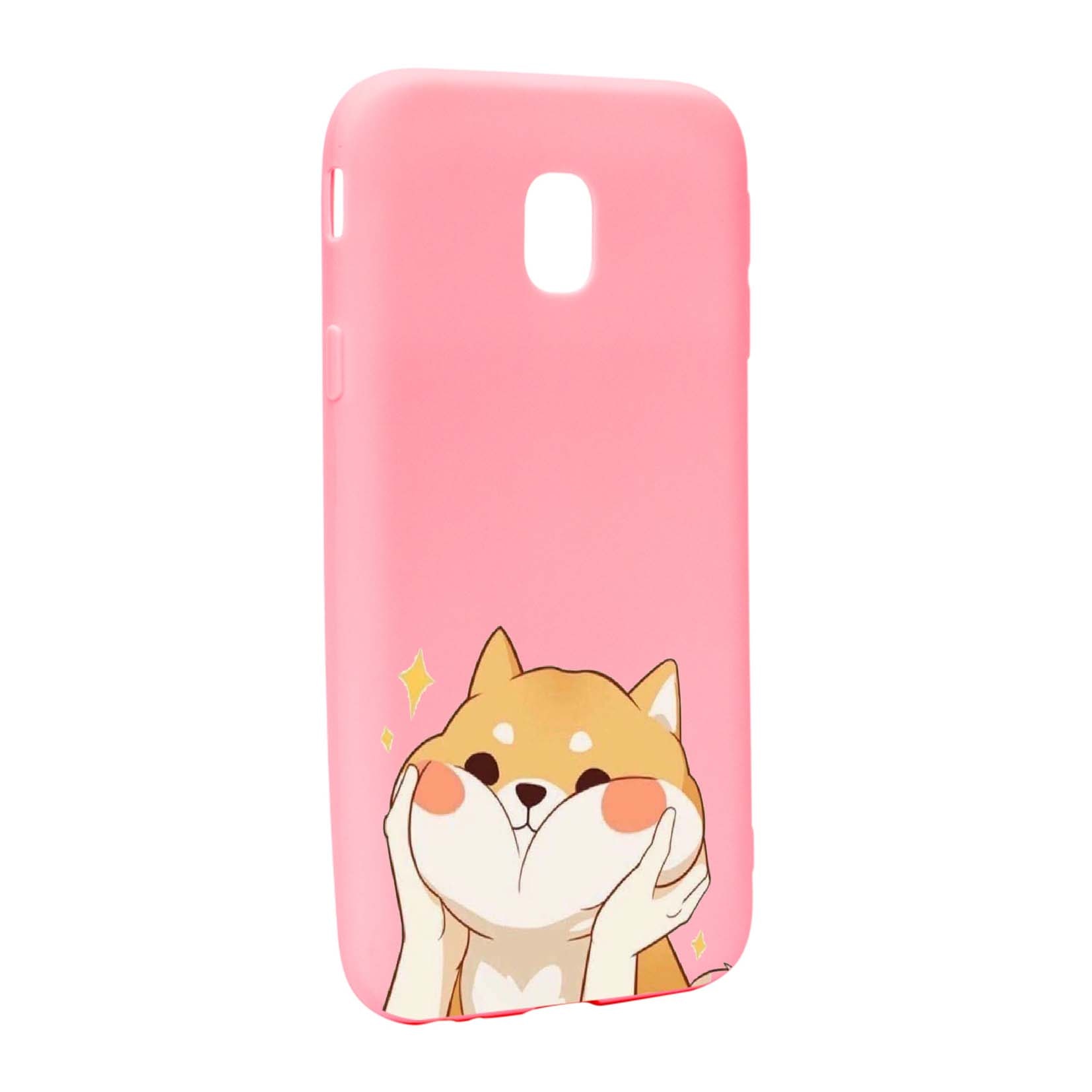Husa de protectie Emoji - Sweet Cat, pentru Samsung Galaxy J7 2018, rezistenta la uzura, anti-alunecare, din silicon Premium, P596
