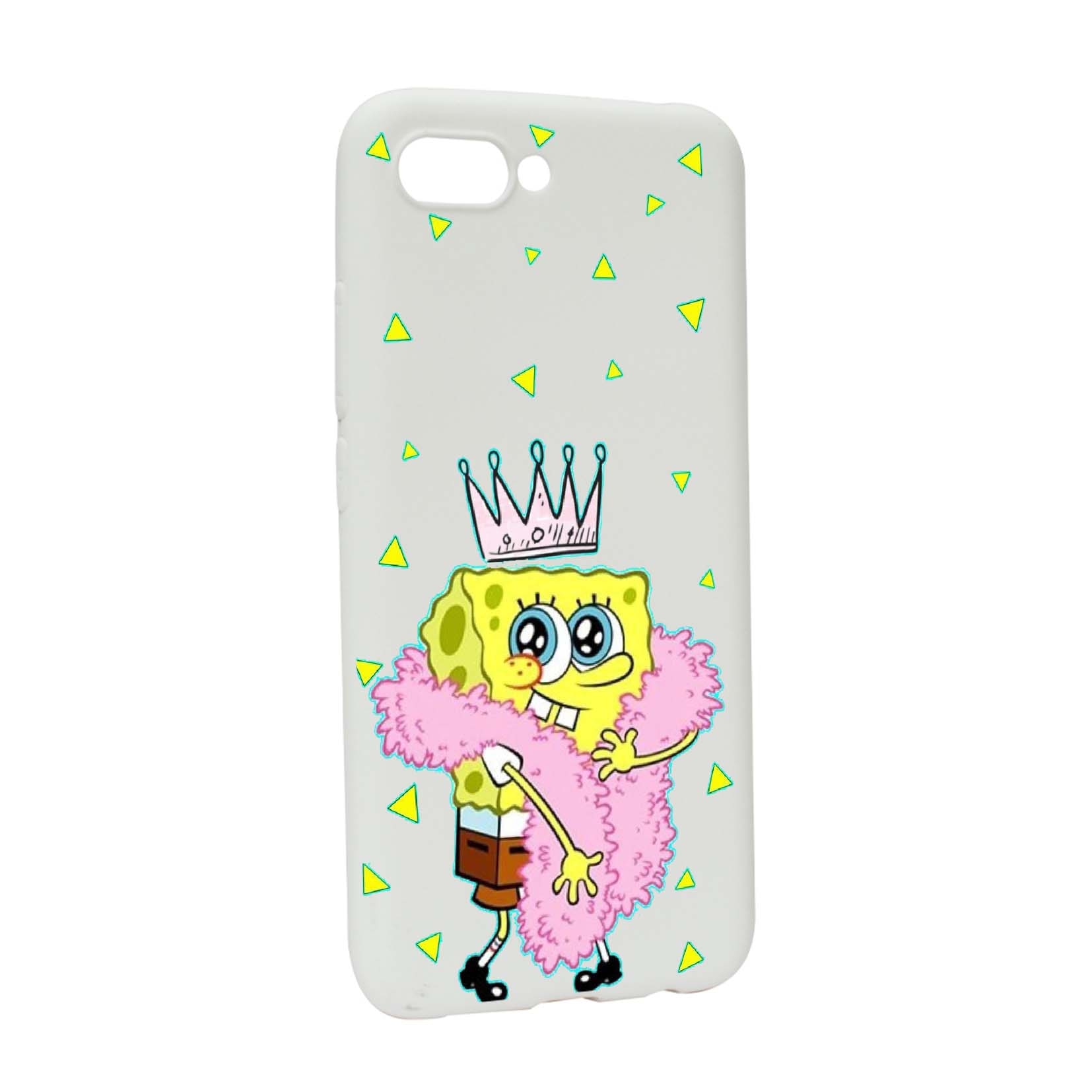 Husa de protectie Spongebob, pentru Huawei Honor 10, rezistenta la uzura, anti-alunecare, din silicon Premium, W597