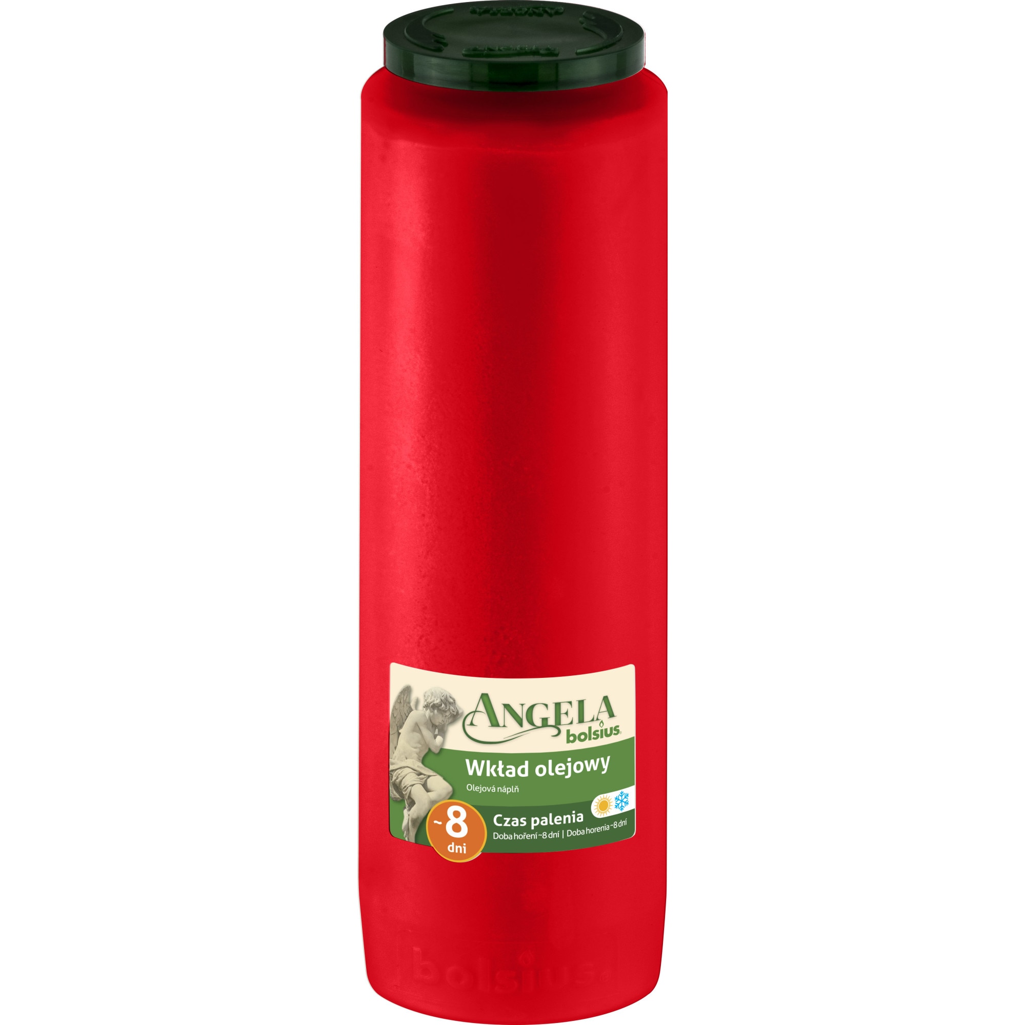 Candela rezerva Bolsius Nr. 13 Angela - Rosu