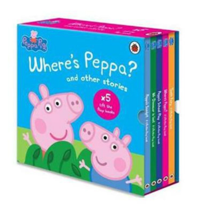 Peppa Pig: Where's Peppa (5 lift-the-flap books) - Puffin