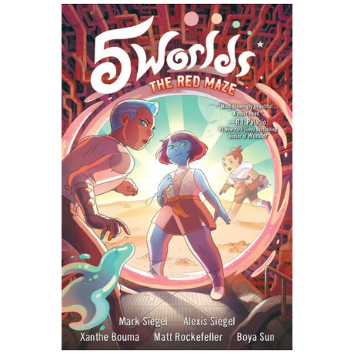 5 Worlds Book 3: The Red Maze - Mark & Alexis Siegel