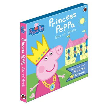 Princess Peppa Pig: 2 Book Slipcase with Crown - Puffin Books Princess Peppa Pig: 2 Book Slipcase with Crown - Puffin Books