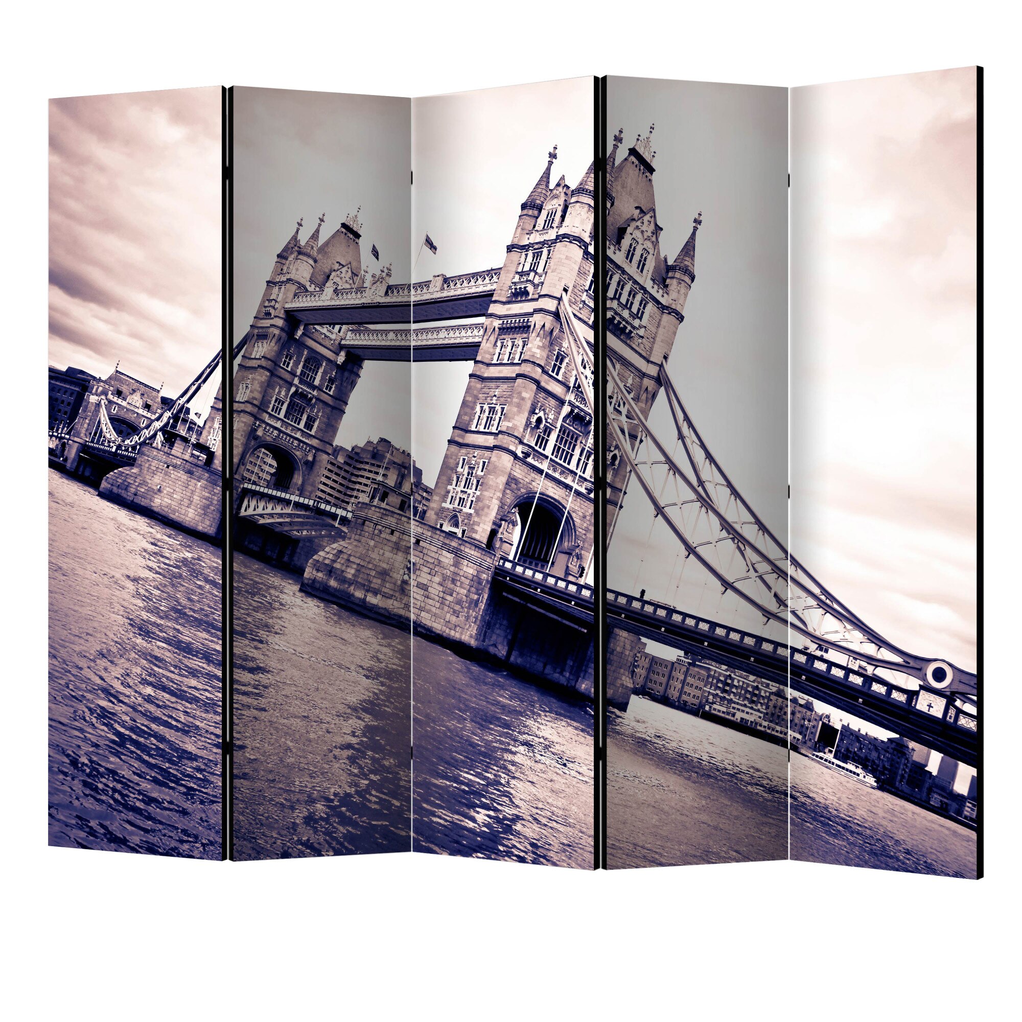 Paravan din 5 parti - Podul II de turn - 225 x 172 cm