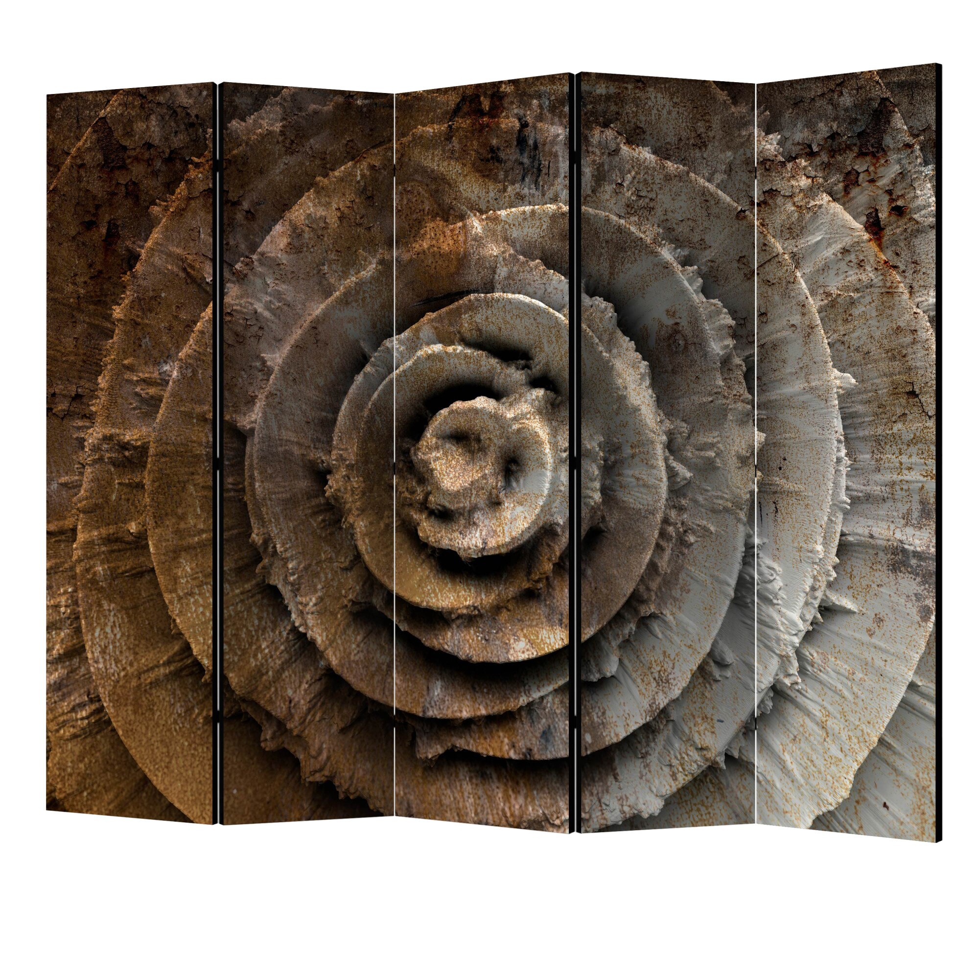 Paravan din 5 parti - Roza desertului II - 225 x 172 cm