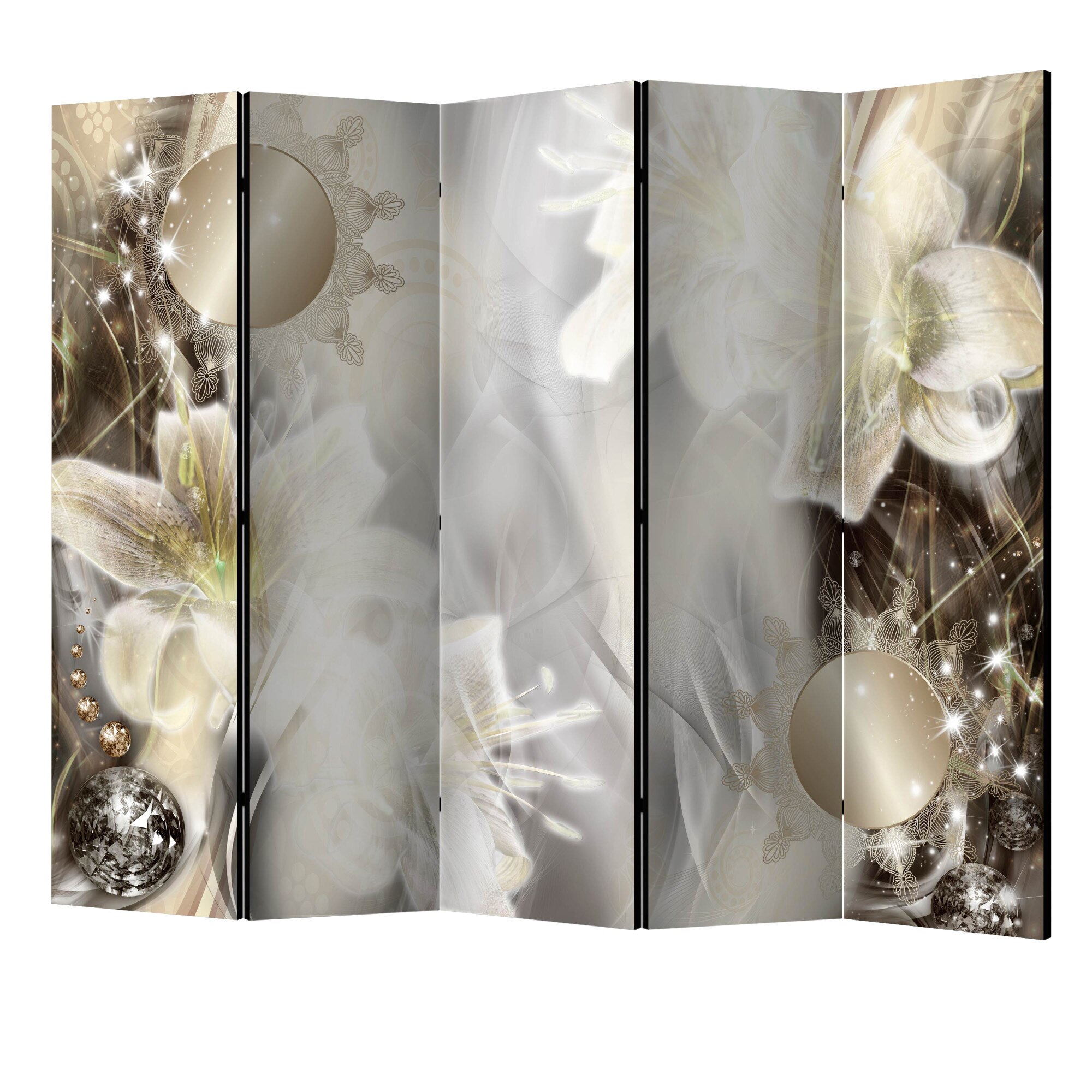 Paravan din 5 parti - Regal splendor II - 225 x 172 cm