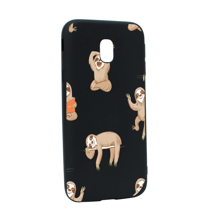 Husa de protectie Keep Calm - Be lazy, pentru Samsung Galaxy J7 2018, rezistenta la uzura, anti-alunecare, din silicon Premium, B598