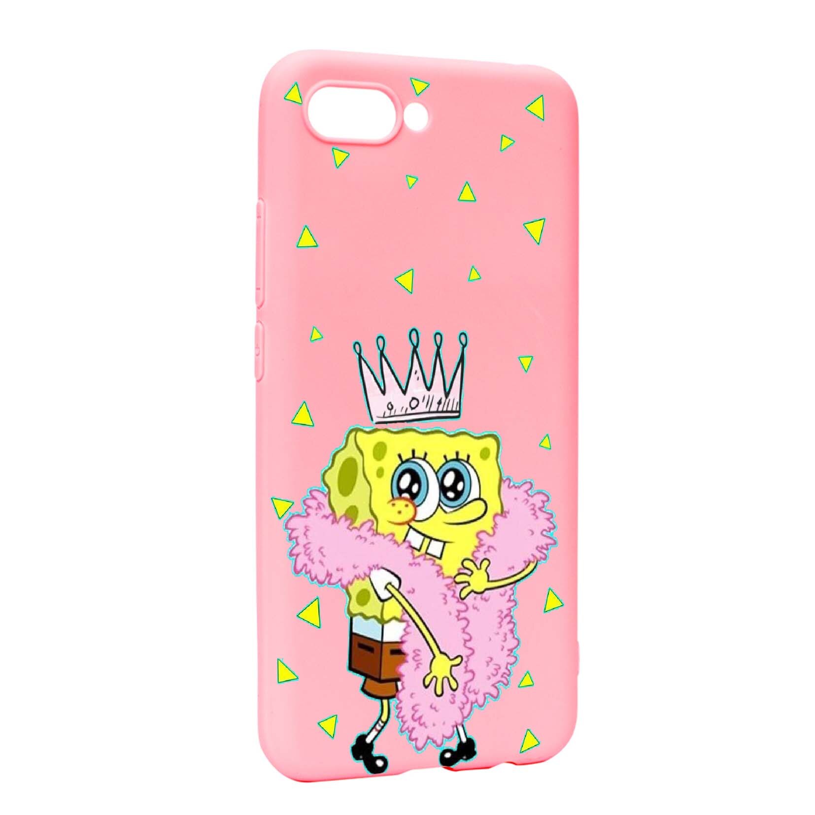 Husa de protectie Spongebob, pentru Huawei Honor 10, rezistenta la uzura, anti-alunecare, din silicon Premium, P597