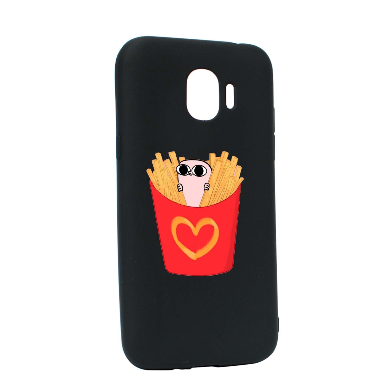Husa de protectie I Love Chips, pentru Samsung Galaxy J2 Pro 2018 / J2 2018 / Grand Prime Pro, rezistenta la uzura, anti-alunecare, din silicon Premium, B602