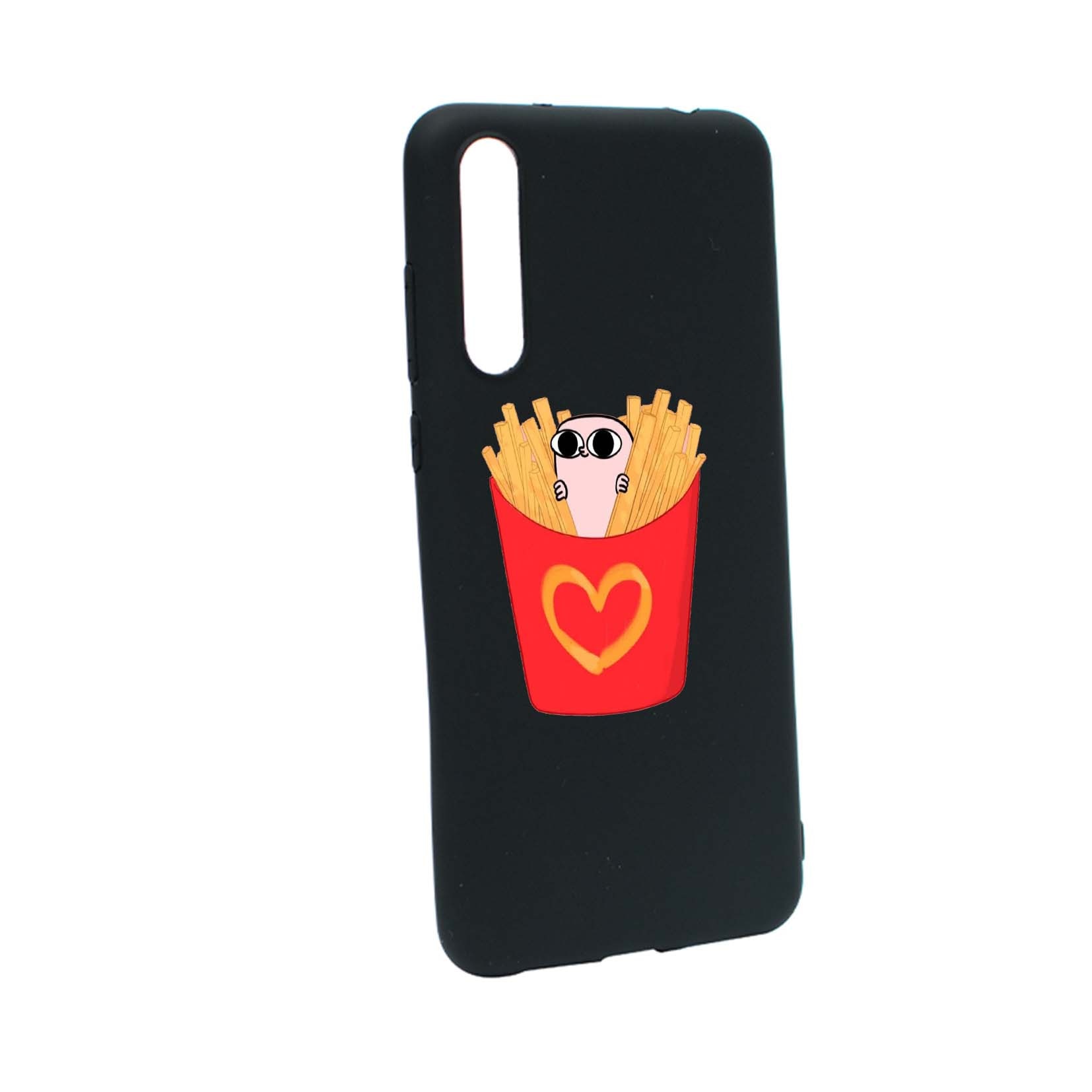 Husa de protectie I Love Chips, pentru Huawei P20 Pro, rezistenta la uzura, anti-alunecare, din silicon Premium, B602