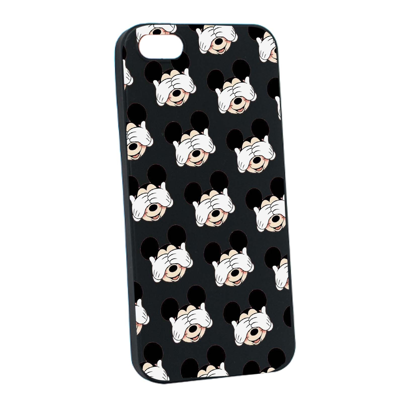 Husa de protectie Mini Mouse, pentru Apple iPhone SE / 5S / 5, rezistenta la uzura, anti-alunecare, din silicon Premium, B603