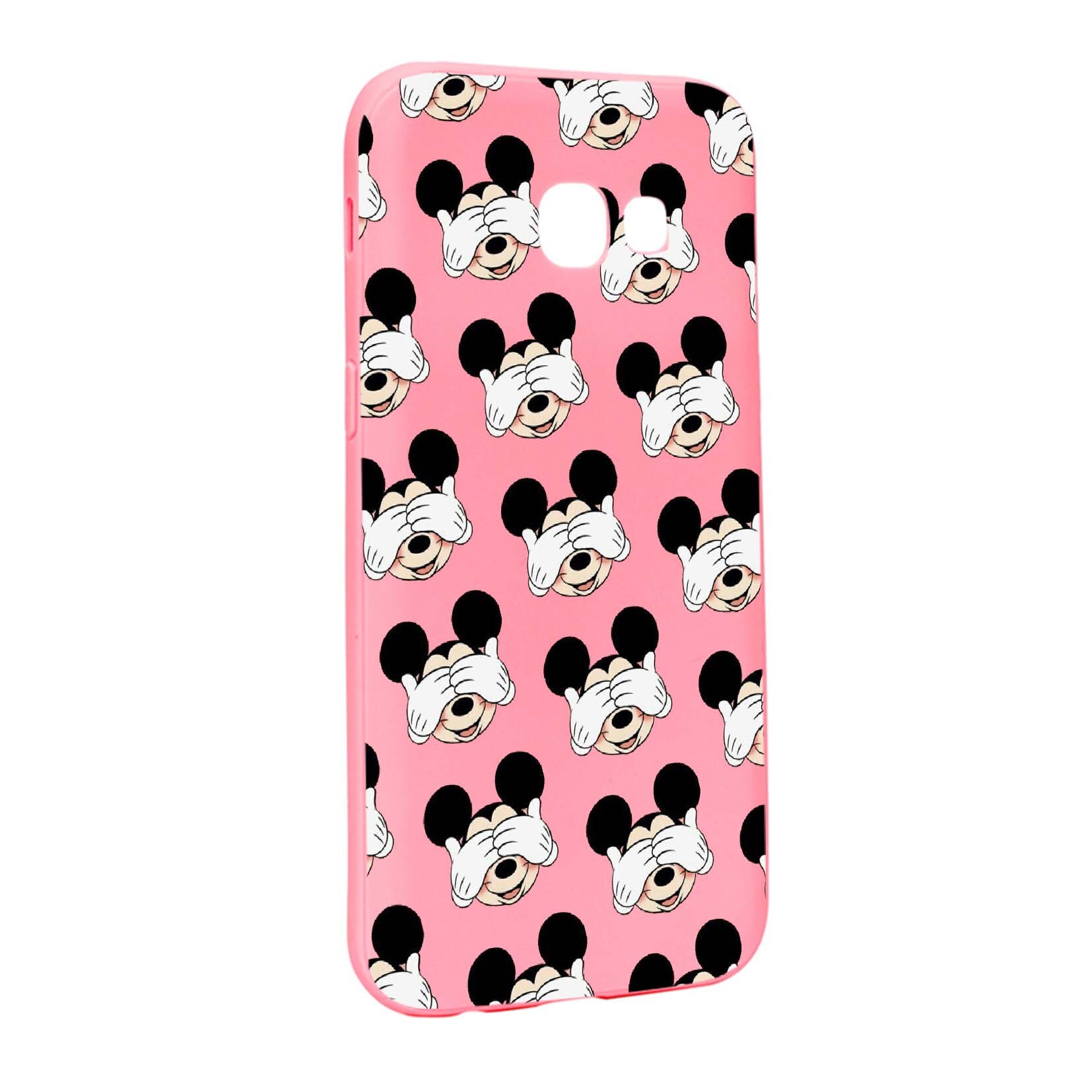 Husa de protectie Mini Mouse, pentru Samsung Galaxy A3 2017, rezistenta la uzura, anti-alunecare, din silicon Premium, P603