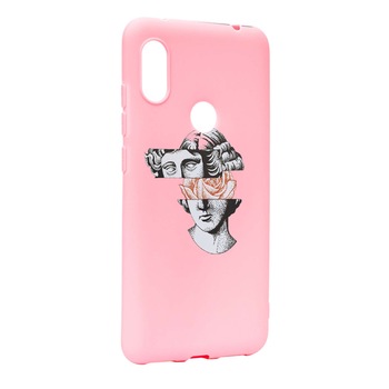 Husa de protectie Statue Rose, pentru Xiaomi Redmi Note 6 Pro, rezistenta la uzura, anti-alunecare, din silicon Premium, P604 Husa de protectie Statue Rose, pentru Xiaomi Redmi Note 6 Pro, rezistenta la uzura, anti-alunecare, din silicon Premium, P604