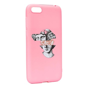 Husa de protectie Statue Rose, pentru Apple iPhone 7 / 8, rezistenta la uzura, anti-alunecare, din silicon Premium, P604 Husa de protectie Statue Rose, pentru Apple iPhone 7 / 8, rezistenta la uzura, anti-alunecare, din silicon Premium, P604