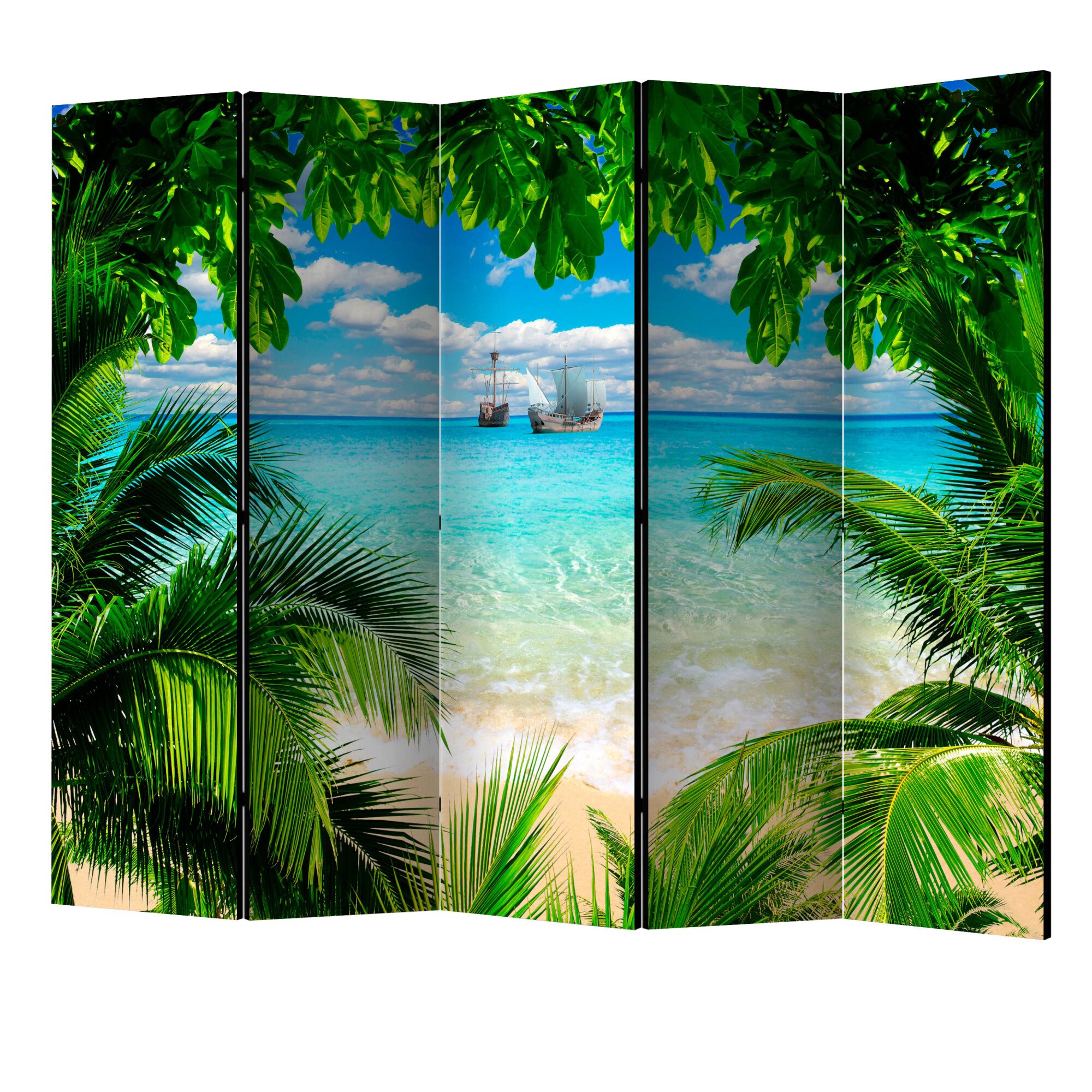 Paravan din 5 parti - Provincia II phuket - 225 x 172 cm