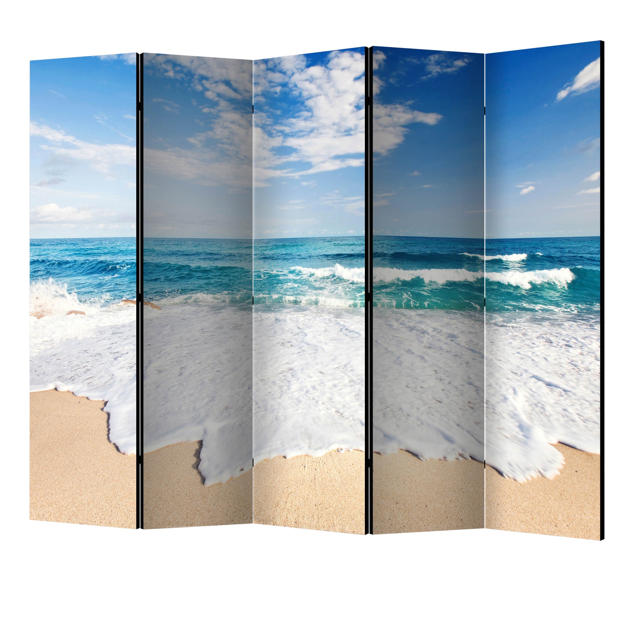 Paravan din 5 parti - Tapet foto pe mare II - 225 x 172 cm