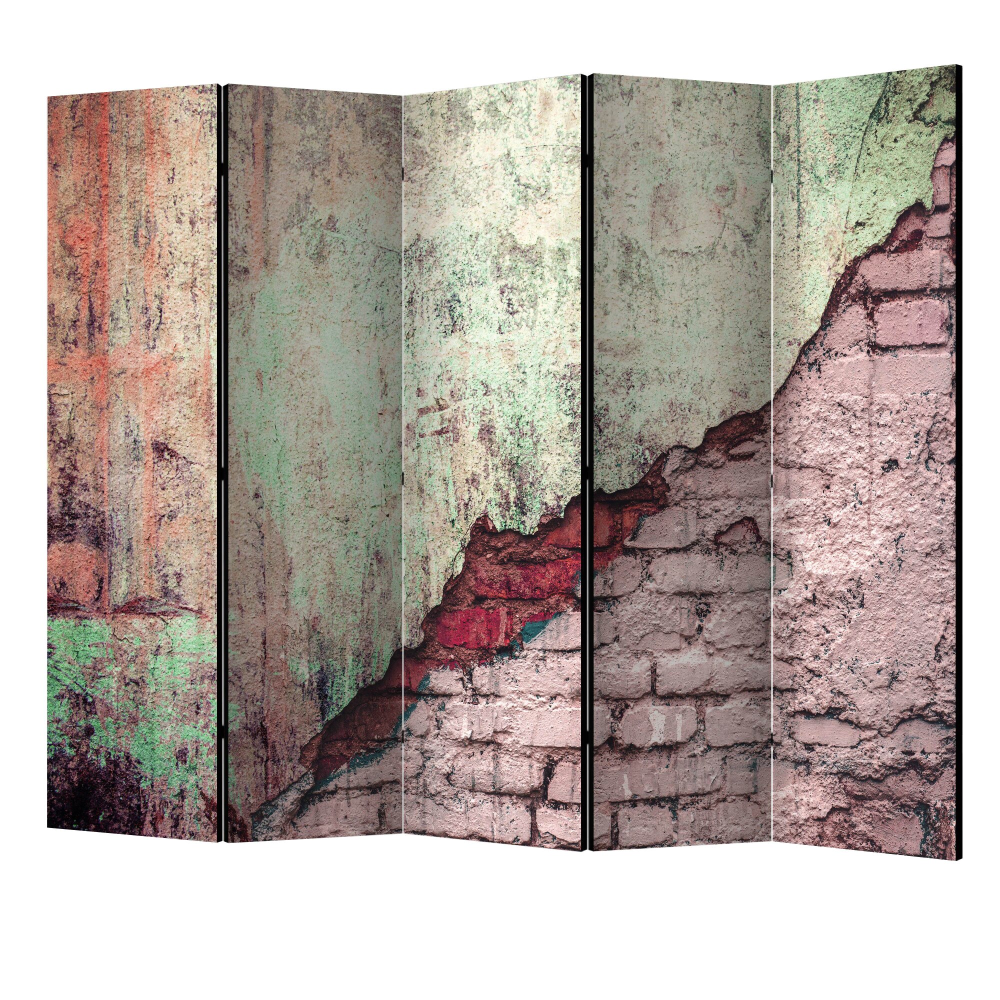 Paravan din 5 parti - Tandemul pietros II - 225 x 172 cm