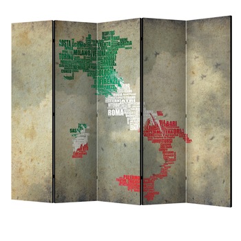 Paravan din 5 parti - Viva roma II - 225 x 172 cm Paravan din 5 parti - Viva roma II - 225 x 172 cm