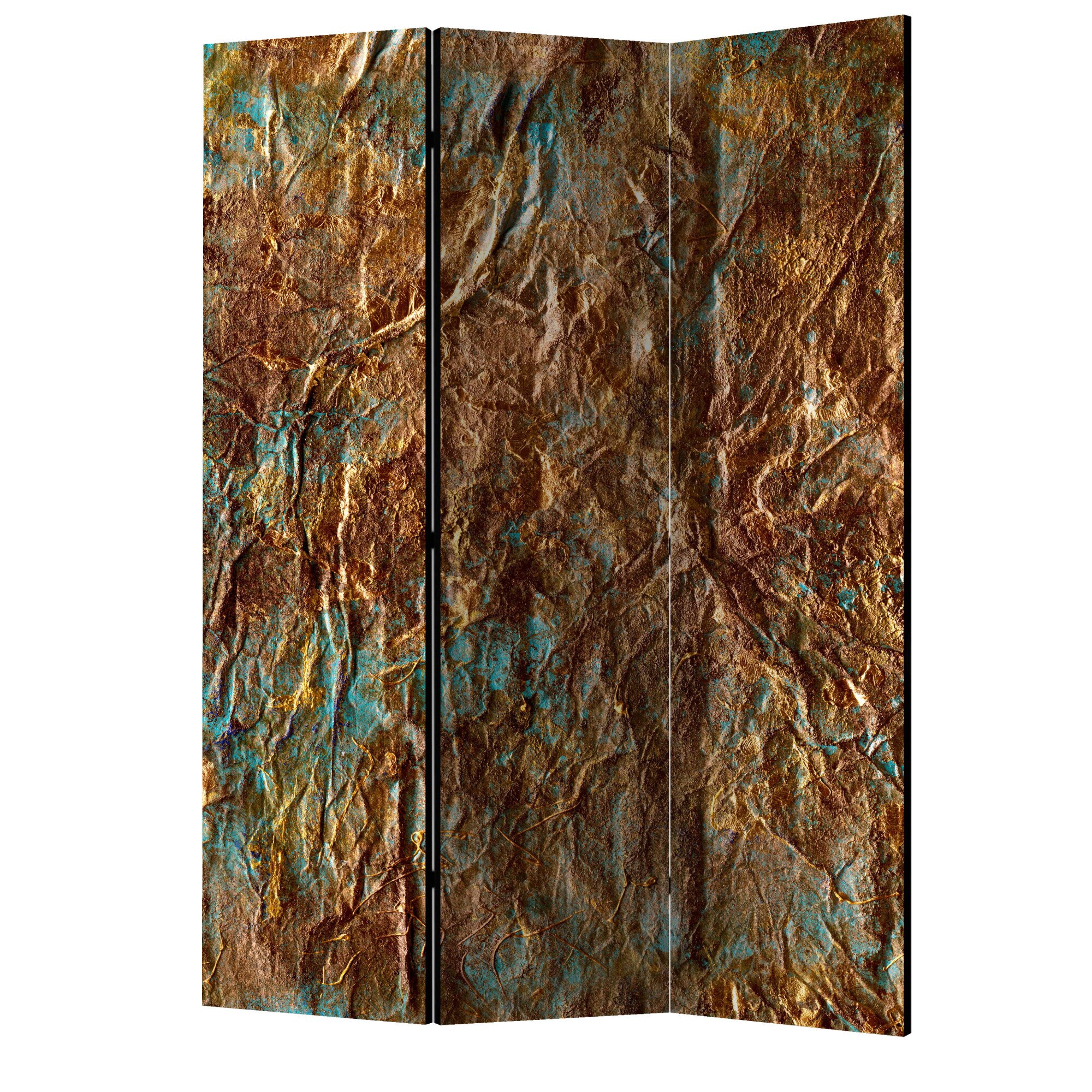 Paravan din 3 parti - Aurul atlantidei - 135 x 172 cm