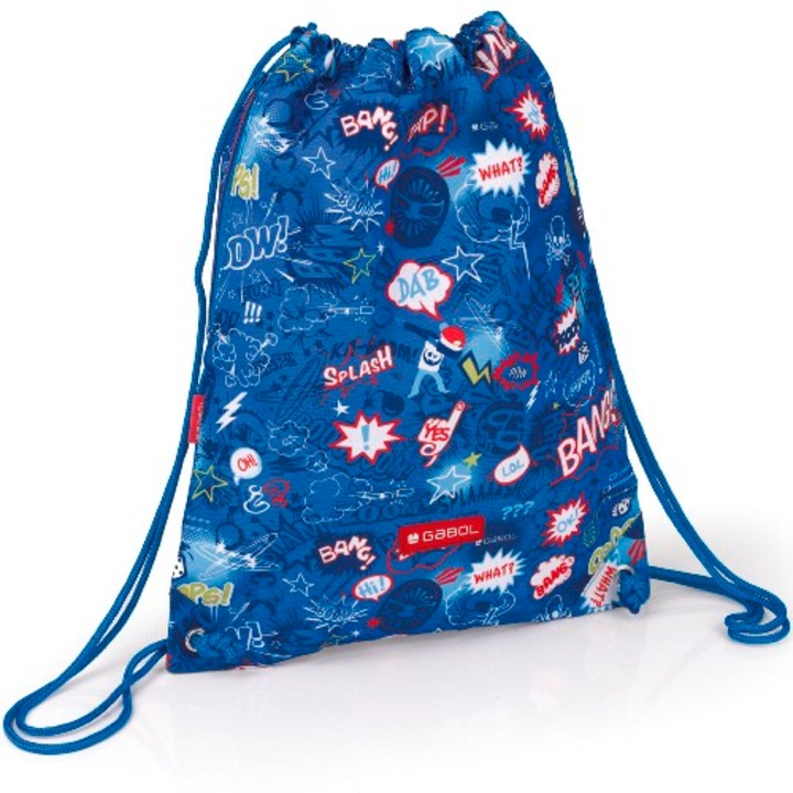 Sac sport pentru copii, Gabol, material textil, model Bang, Albastru