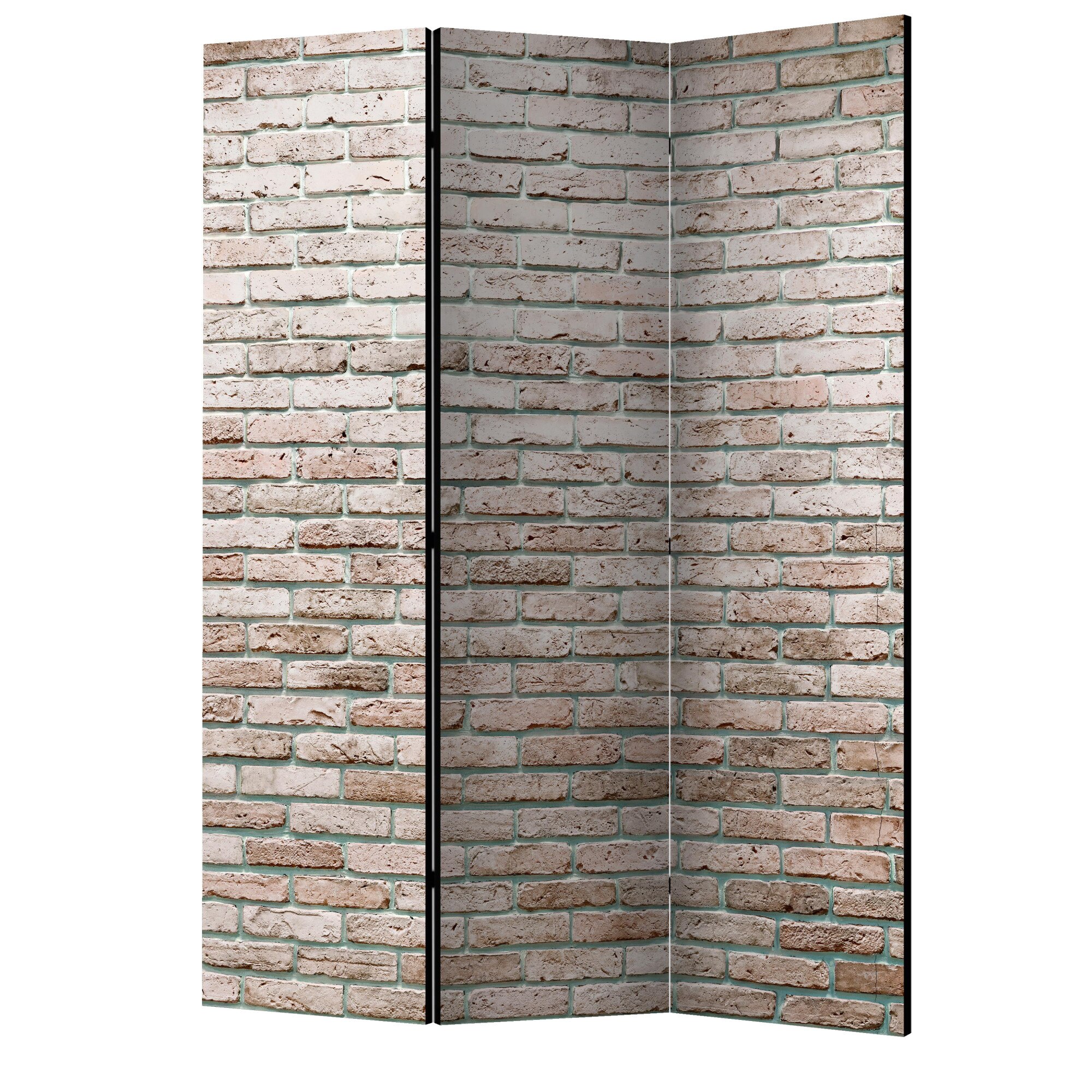 Paravan din 3 parti - Caramida eleganta - 135 x 172 cm