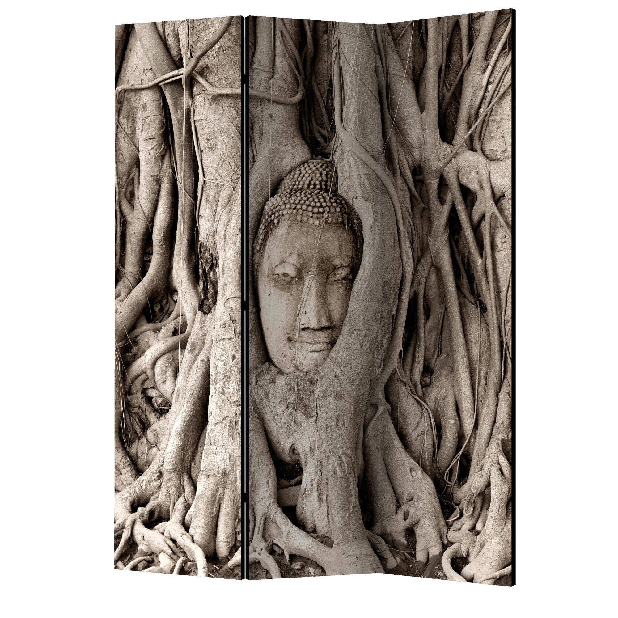 Paravan din 3 parti - Arborele lui buddha - 135 x 172 cm