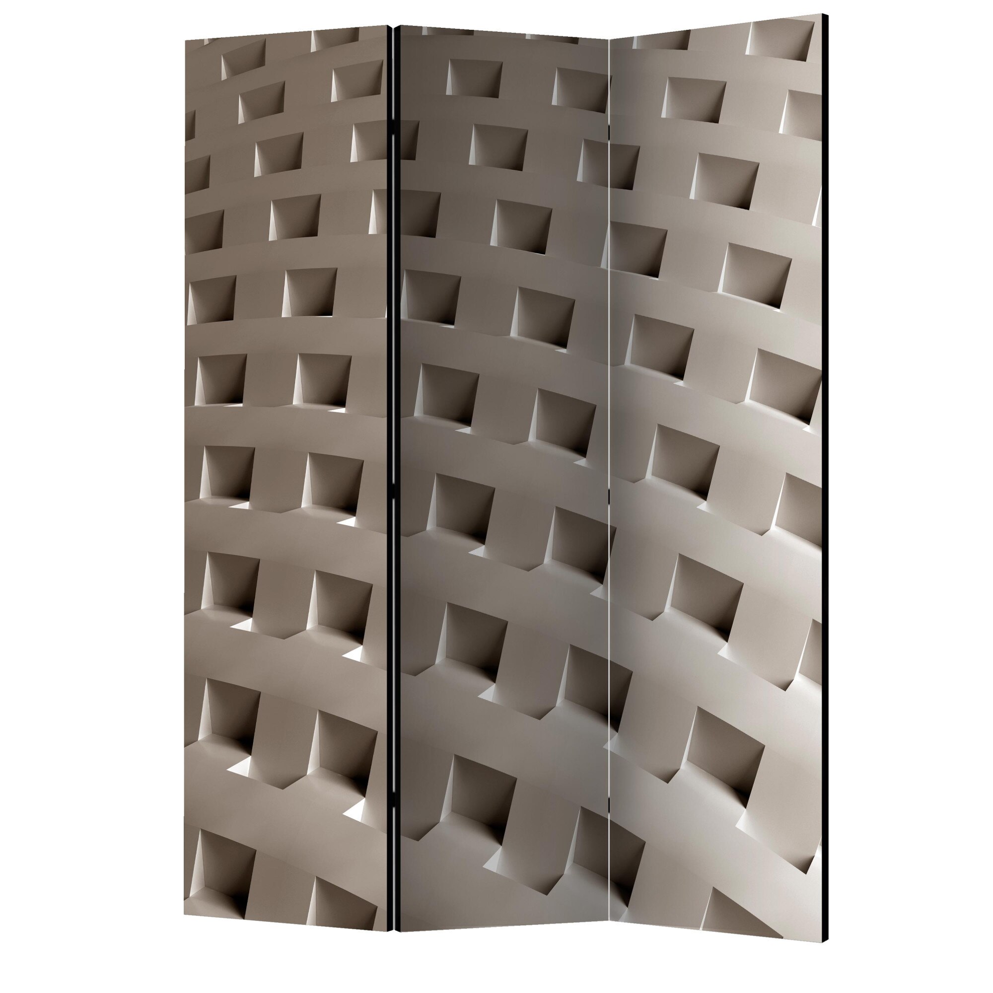 Paravan din 3 parti - Constructia modernitatii - 135 x 172 cm