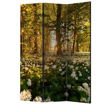 Paravan din 3 parti - Flora forestiera - 135 x 172 cm Paravan din 3 parti - Flora forestiera - 135 x 172 cm