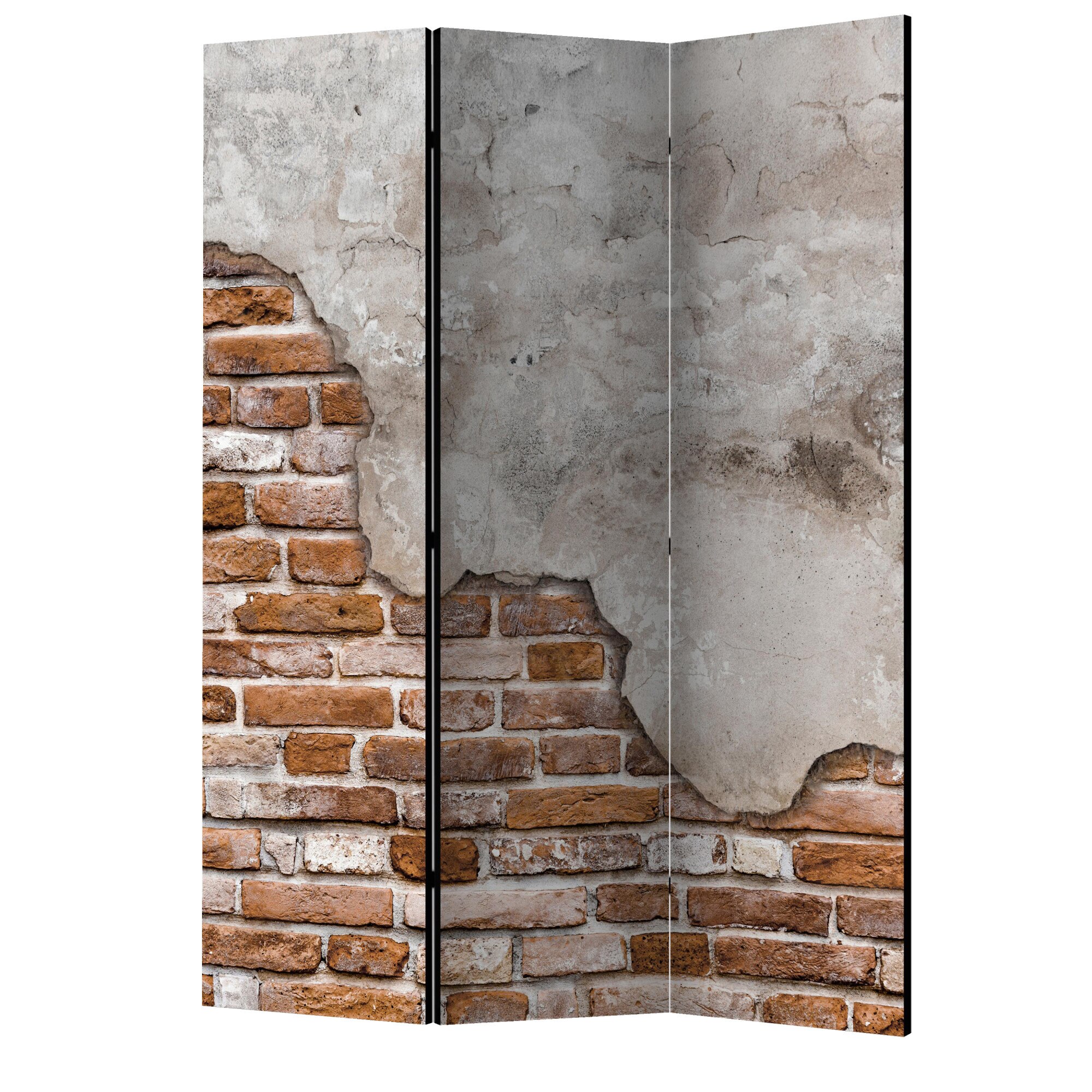 Paravan din 3 parti - Duet industrial - 135 x 172 cm