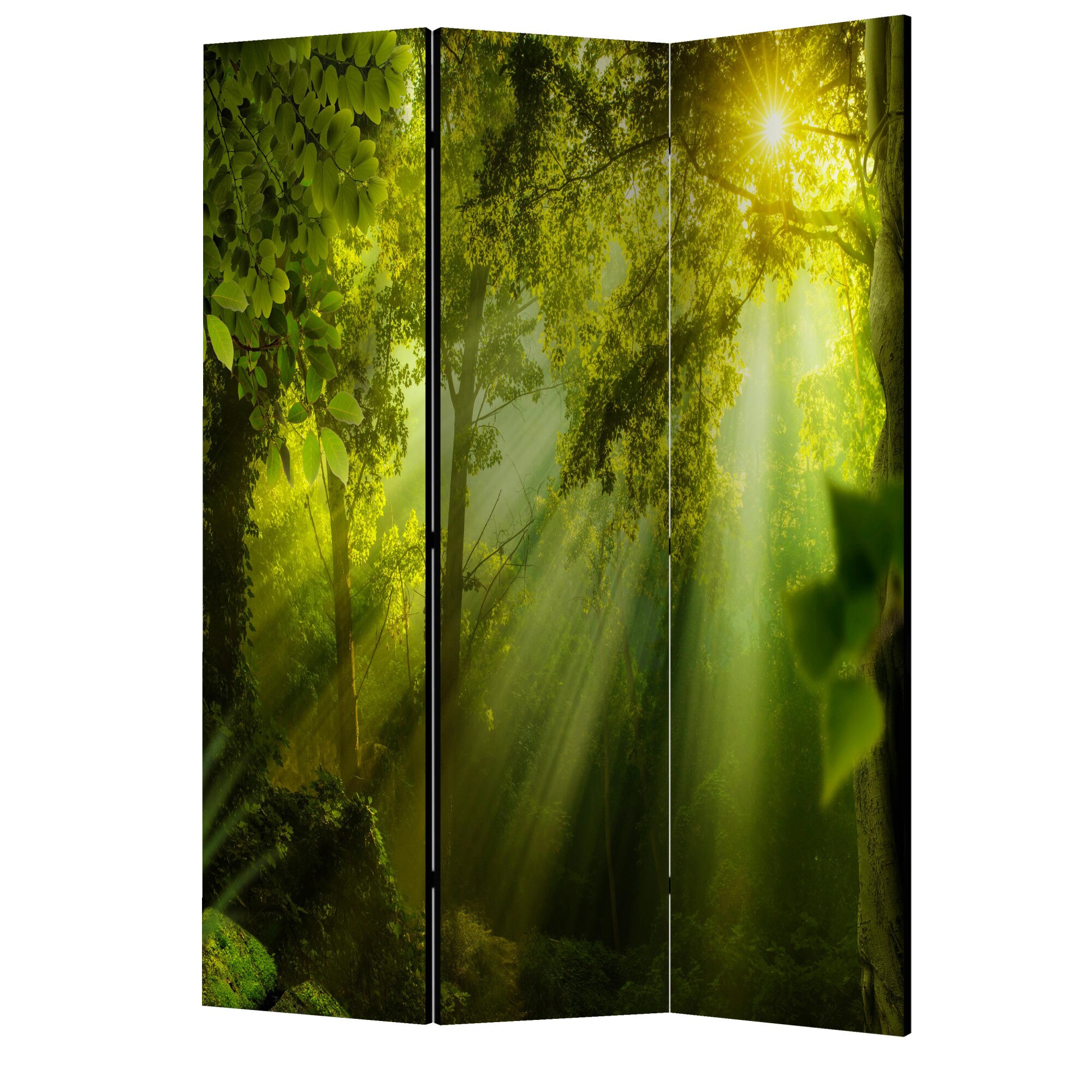 Paravan din 3 parti - Intr-o padure secreta II - 135 x 172 cm